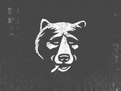 Smoking Bear bear design dudes factory grunge identity illustration logo mcbess sketch smoke texture