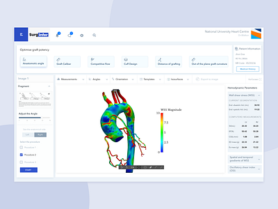 Surgery Planning and Analytical Dashboard dashboard dashboard ui medical surgeon surgery