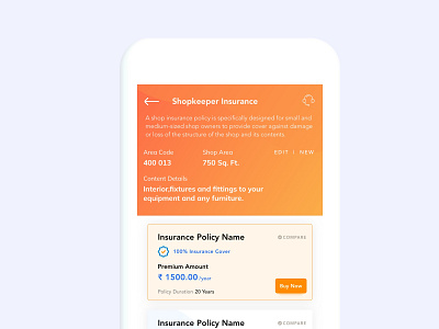 Insurance App app ui clean app insurance insurance app minimal app