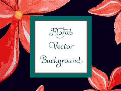 Floral Vector Background background floral floral background flower pattern red vector vector background