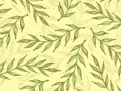 Leaves Pattern Vector Background