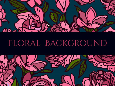 Floral Vector Background download floral floral background flowers hand drawn simple sketched vector vector background