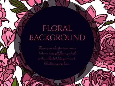 Floral Vector Background