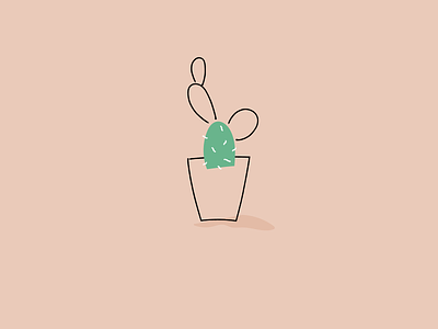Cactus cactus character design illustration illustrator nature outline plant