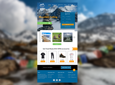 yatra web car rental design e commerce homepage landing page locations photoshop travel website typography