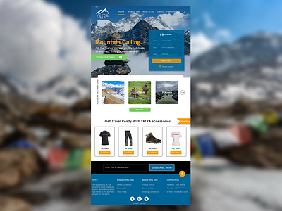 yatra web car rental design e commerce homepage landing page locations photoshop travel website typography