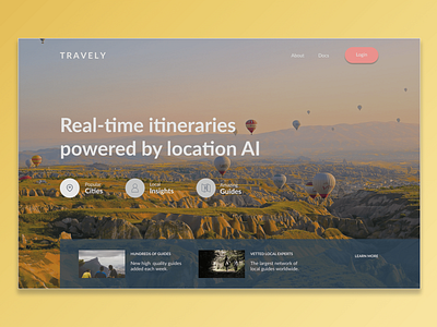 Travely Landing-page