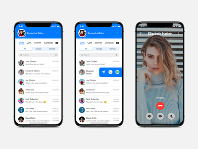 Social Media Messenger Concept