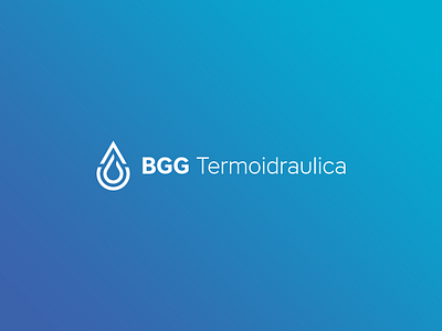 BGG Termoidraulica Logo blue brand brand design brand identity branding branding design design drop logo flame logo gradient logo graphic design icon logo logo concept logo design logo designer logodesign logotype symbol typogaphy