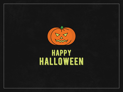 Happy Halloween 🎃 flat halloween pumpkin happy halloween icon illustration illustrator logo trick or treat