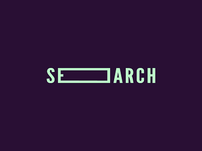 Search flat graphic design icon illustrator lettering logo logo inspiration logotype search search logo violet warsaw gothic