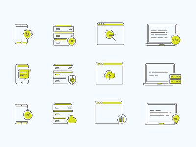 Computing & Hosting Icons