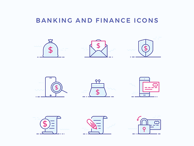 Banking And Finance Icons banking finance icons