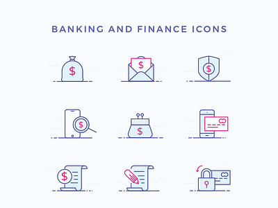 Banking And Finance Icons