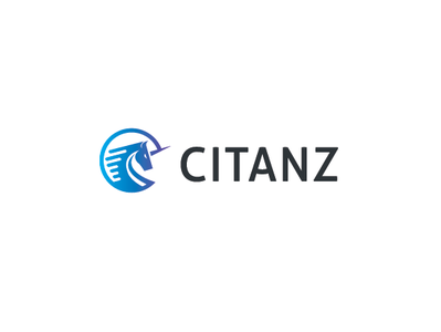 CITANZ app branding clean logi design flat icon identity illustration logo minimal security app vector website