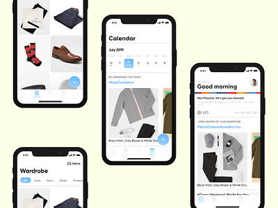 Smart Closet/Wardrobe- App Concept