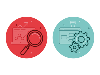 Icons Marketing data icon illustration illustrator marketing search seo shopping