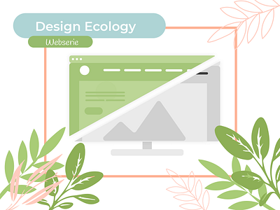 Web Design Ecology design digital ecological ecology graphic green illustration illustrator plants ui vector webdesign website