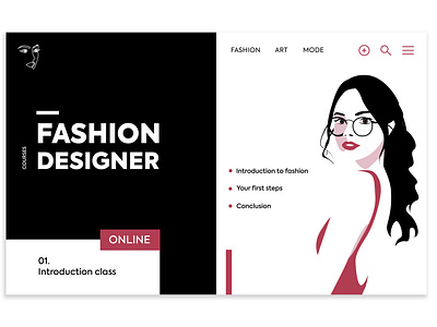 Fashion Design Web Page