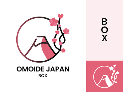 Omoide Japan - Logo art branding design digital graphic illustration japan logo pink logo sakura vector