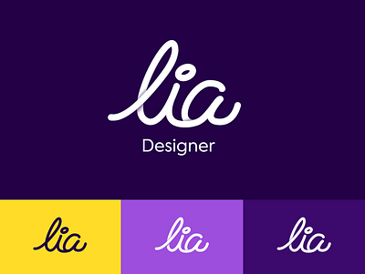 Lia - Designer branding design digital graphic graphic design logo typographie typography ui vector