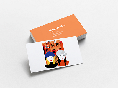 Carte de visite - enchantée buisness card card carte de visite character design digital graphic illustration logo vector