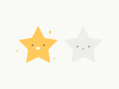 Star Icon app design happy illustration product icon sleeping sparkle star