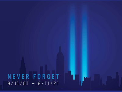 9/11 memorial social 911 graphic design illustration social post
