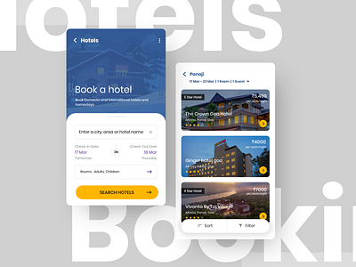 Hotel Booking IOS App design dribbble hotel booking illustration ios app design logo mobile typography ui uiux vector