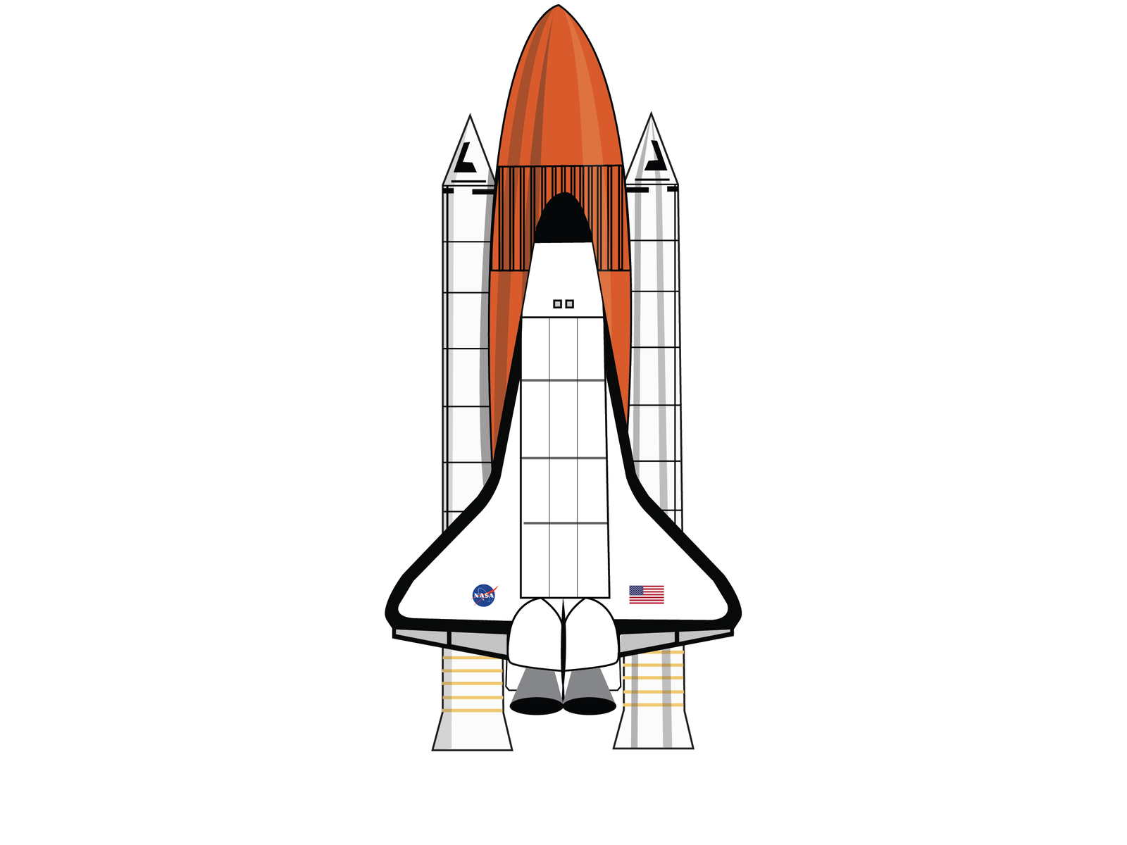 Space Shuttle illustration by chandler tisby on Dribbble