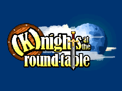 Pixel art logo for upcoming podcast