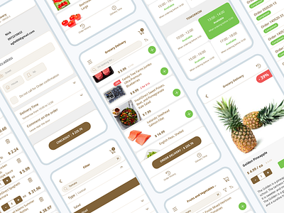 Mobile grocery shop app