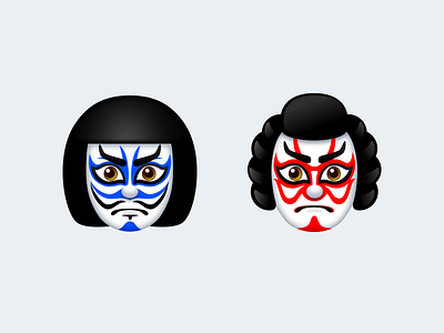Kabuki Emoji apple emoji icon ios japan kabuki