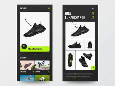 Sneaker App ios mobile sneaker
