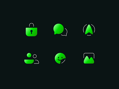 Messenger Icon Set