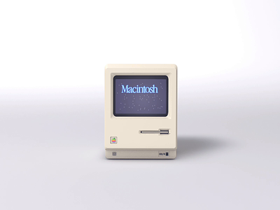 Macintosh 1984 Presentation c4d macintosh