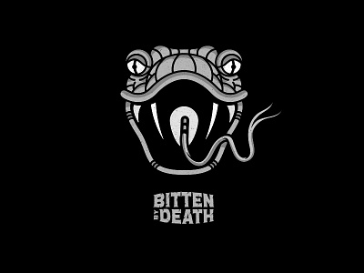 Bitten by Death bitte death illustration print snake vector