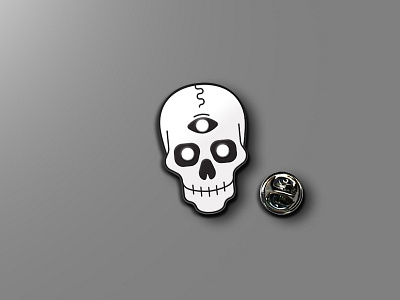 Skull Pin enamel pin skull