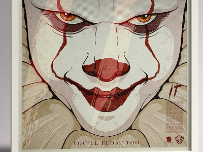 Pennywise Poster clown it movieposter pennywise poster stephen king