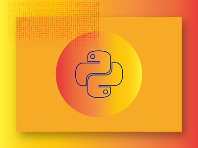 Course Banner: Python 3 For System Administrators 2d 3d banner flat graphic design graphics illustration line