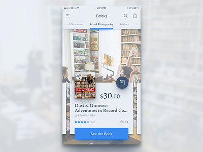 Store, Books Cataloge. app book e shop simple store ui ux