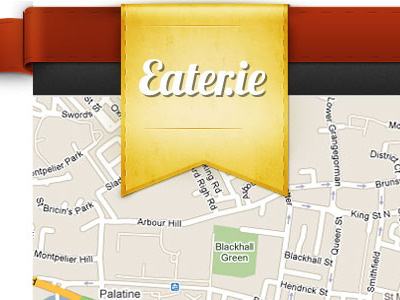 Eater.ie eat logo menu ribbon