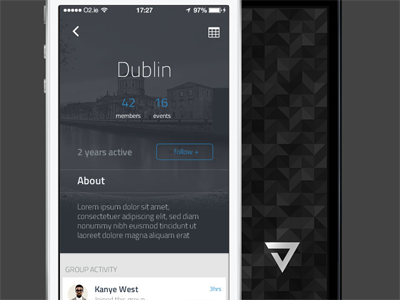 Dublin Hub app dublin ireland dark ios iphone