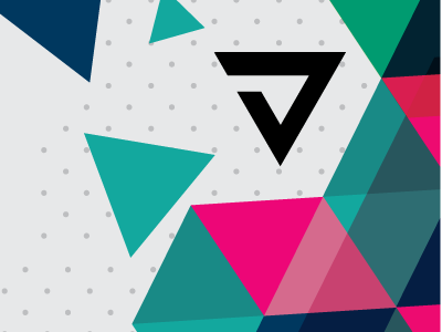 V7 Logo brand dots logo triangle triangles