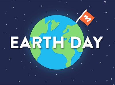 Earth Day branding design flat graphic design icon illustration logo minimal vector