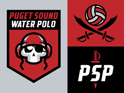 Puget Sound Water Polo Pirates Logo V2