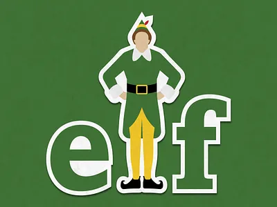 Elf badge christmas elf festive flat graphic design holidays icon illustration minimal movies sticker vector