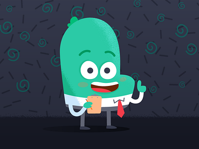 Hi! Do you have a second? cartoon character design design illustration