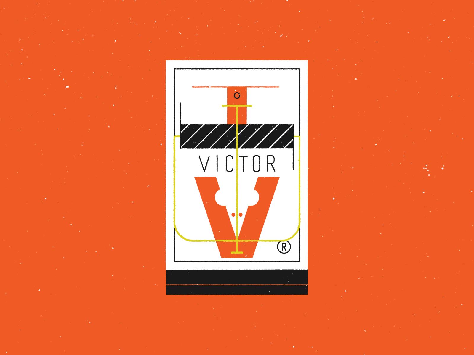 Vectober 18 - Trap design illustration inktober mid century modern mouse trap simple stylized trap vectober victor vintage