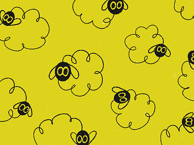 Vectober 21 – Sleep counting design handdrawn illustration inktober minimal sheep simple sleep stylized vectober